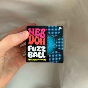 Nee Doh Fuzz Ball Kids Toy - Blue
